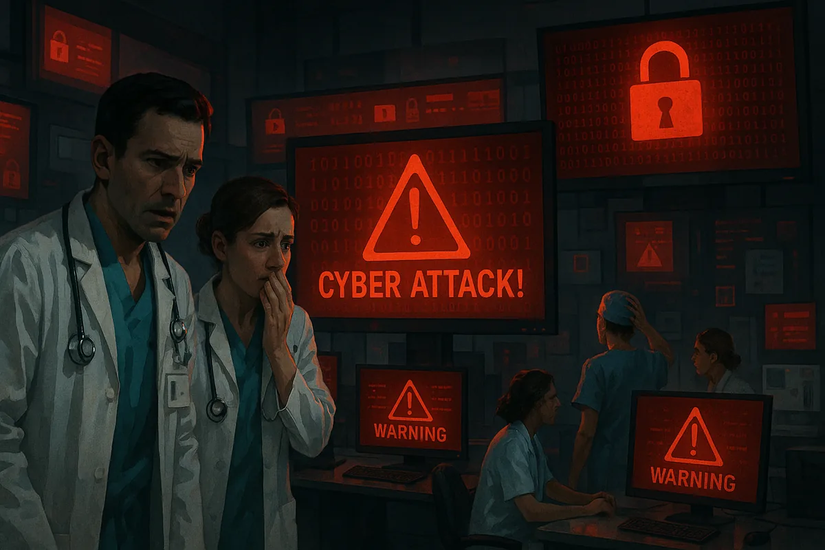 Comprehensive analysis of cyber threats in the healthcare sector and protection strategies. Why hospitals are prime targets and how to defend them.