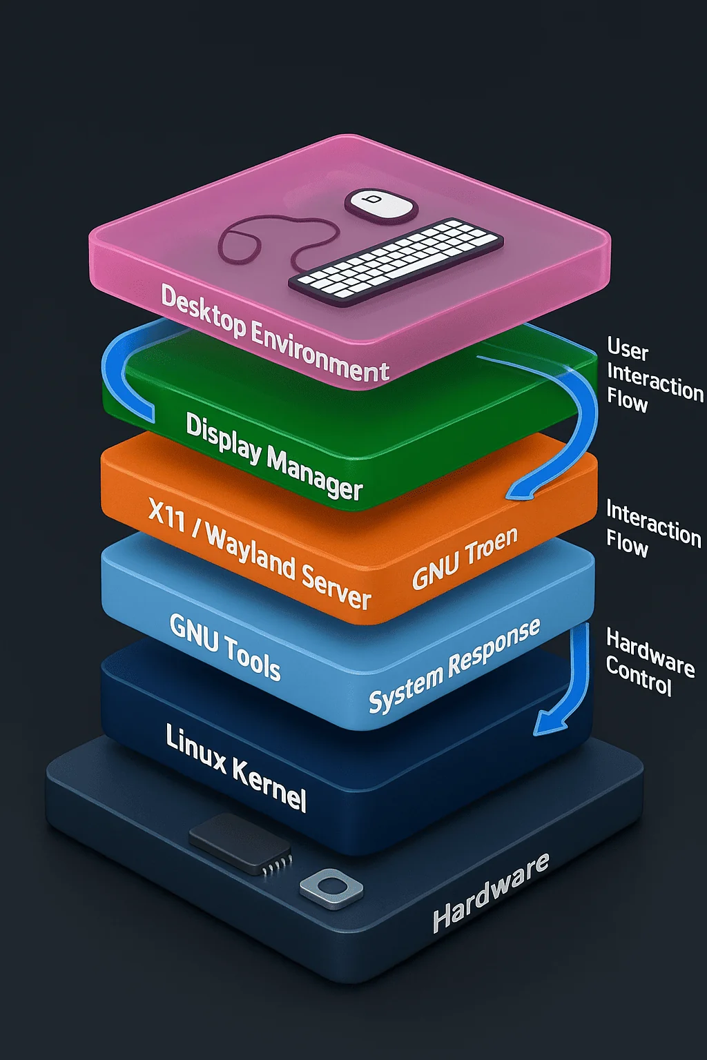 Linux system modular architecture